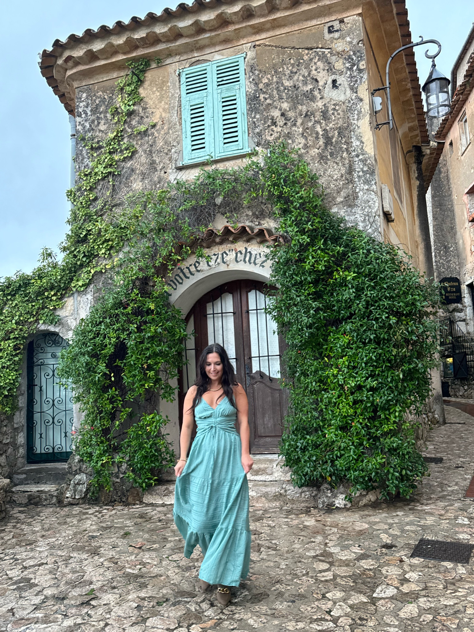 This maxi dress is the perfect vaca dress! The material is light and hides wrinkles, elastic back closure makes a comfortable fit! 

TTS wearing a small 

Length is perfect if you’re on the shorter side I’m 5’2 for reference and wearing a low heel 

#LTKSeasonal #LTKstyletip #LTKtravel