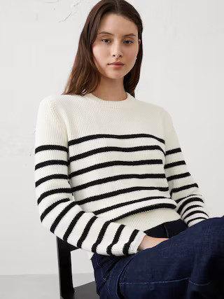 TEXTURED PULLOVER SWEATER | Banana Republic Factory