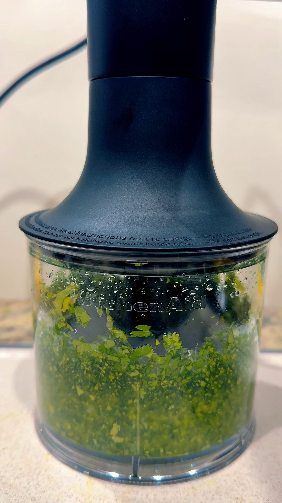 One of my most used kitchen tools 🤍  this KitchenAid hand blender makes sauces, dressings, chimichurri, soups, and smoothies, so quick and easy. I reached for it all the time because cleanup is minimal and it blends everything perfectly.  Linked here along with the other kitchen tools I used for this meal. ￼￼￼

#LTKfoodie #LTKdayinmylife #LTKHome