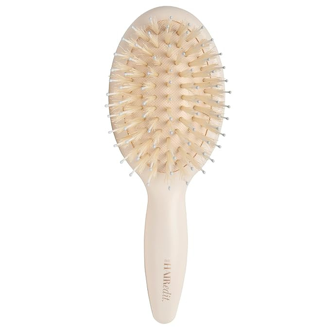 The Hair Edit Finish & Shine Travel Size Boar Bristle Hair Brush | Amazon (US)