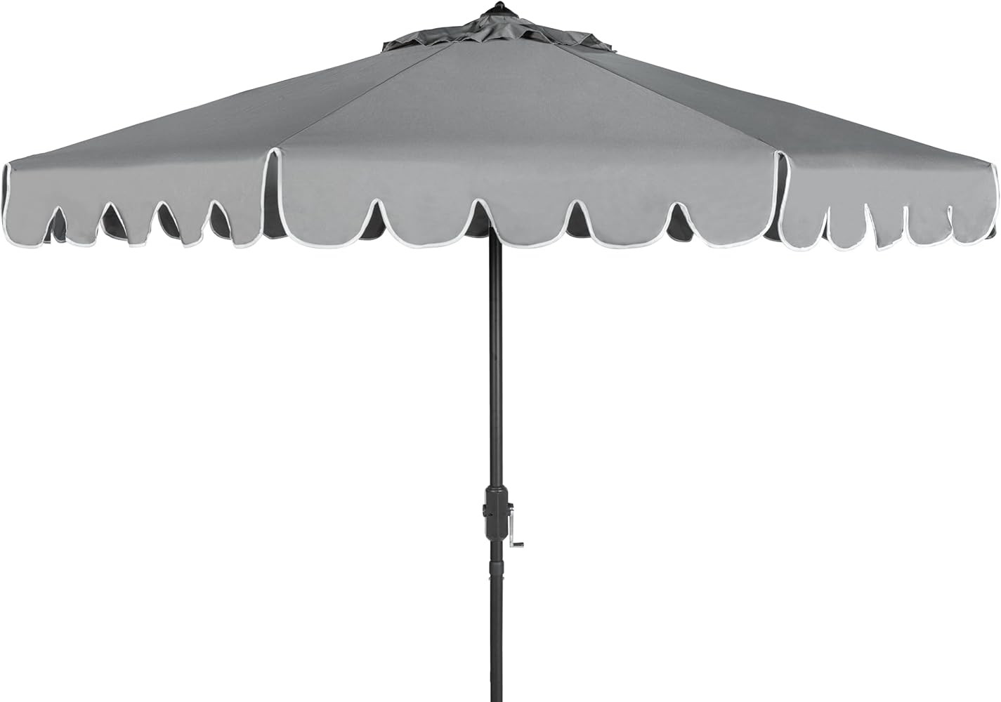 Safavieh PAT8010A Collection Venice Navy and White Single Scallop 9Ft Crank Outdoor Push Button T... | Amazon (US)
