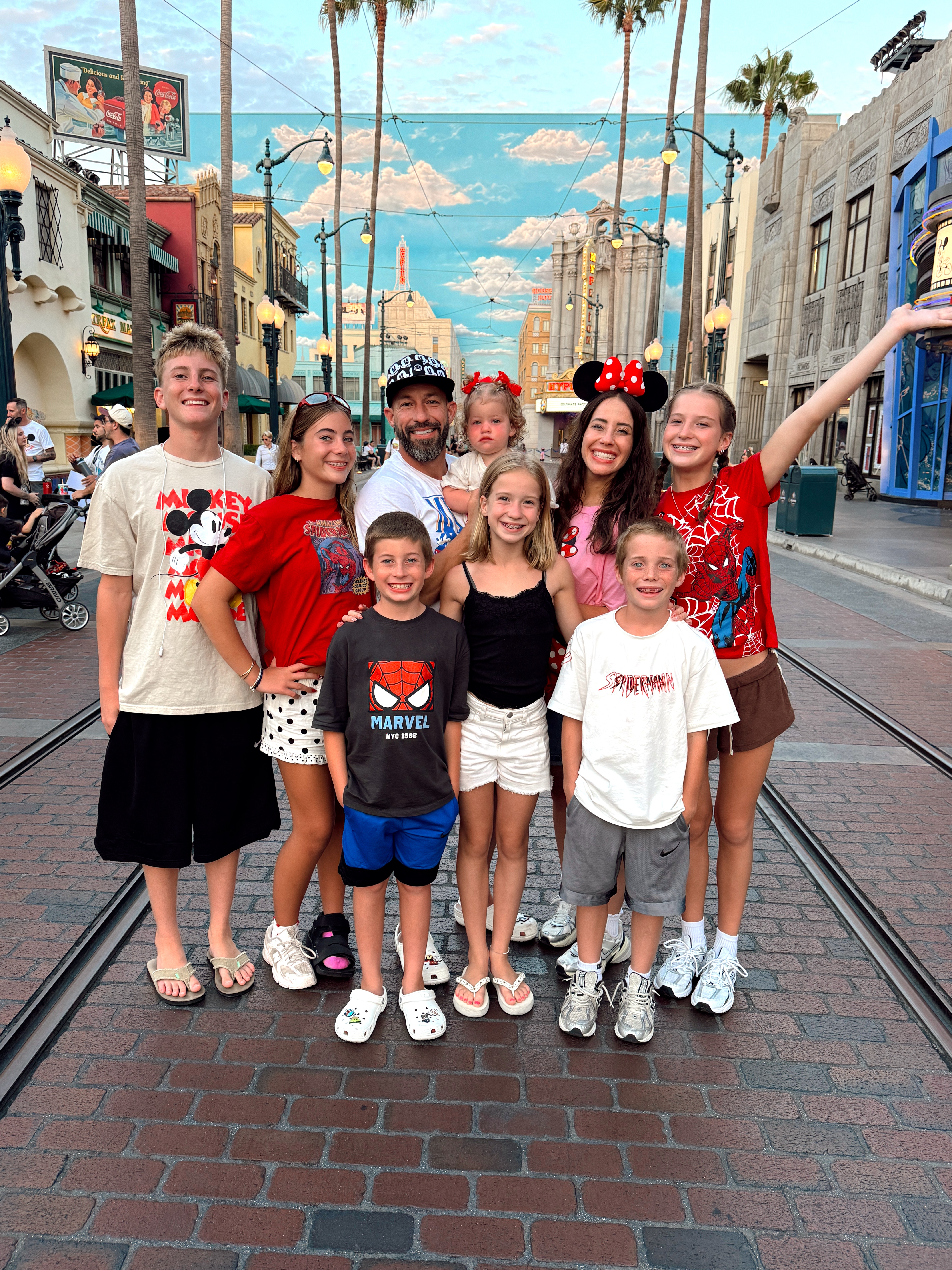 Core memory unlocked. 🏰 Between the castle, the matching ears, and all the laughs, this was one of those days I wish I could bottle up forever. I've linked our Disney outfits and favorites here if you're getting ready for your own park day! ✨🤍 

 #LTKTravel #LTKStyle #Disneyland #DisneyOutfit #FamilyTravel #DisneyStyle #MomLife #ThemeParkStyle #LTKFamily #DisneyFavorites #LTKTravel #LTKBaby #LTKKids