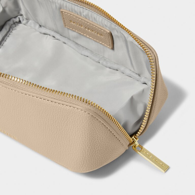 Small Makeup Bag in Light Taupe | Katie Loxton Ltd. (UK)