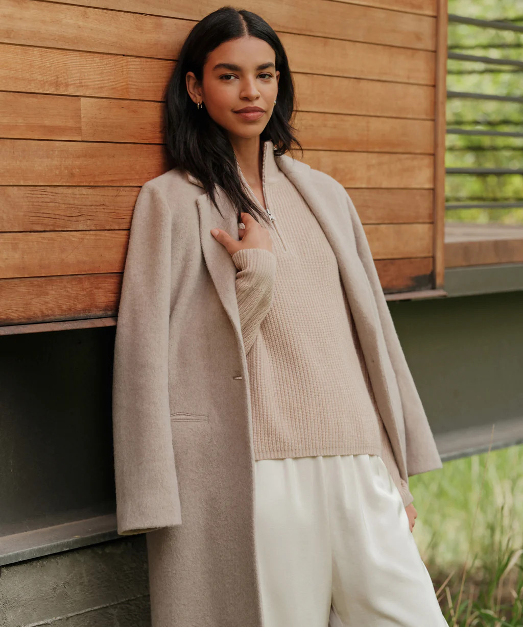 Cashmere Half Zip | Jenni Kayne