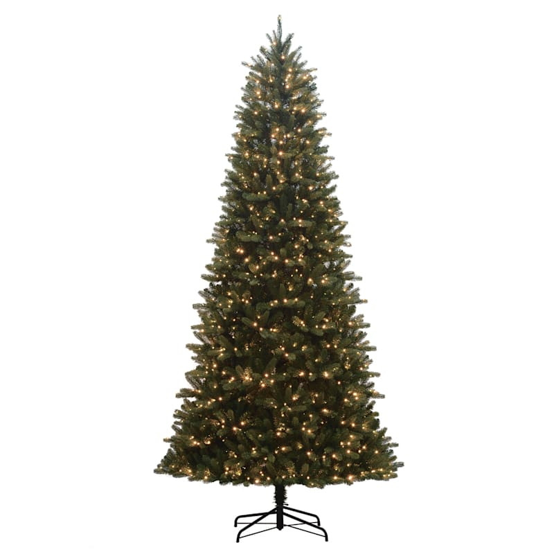 (C10) Pre-Lit LED Alberta Spruce Christmas Tree, 10' | At Home