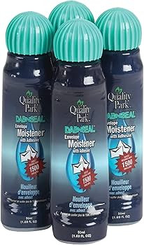 Quality Park Dab-N-Seal Envelope Moistener with Adhesive, 50ML Bottle, 4 Pack (46071) | Amazon (US)