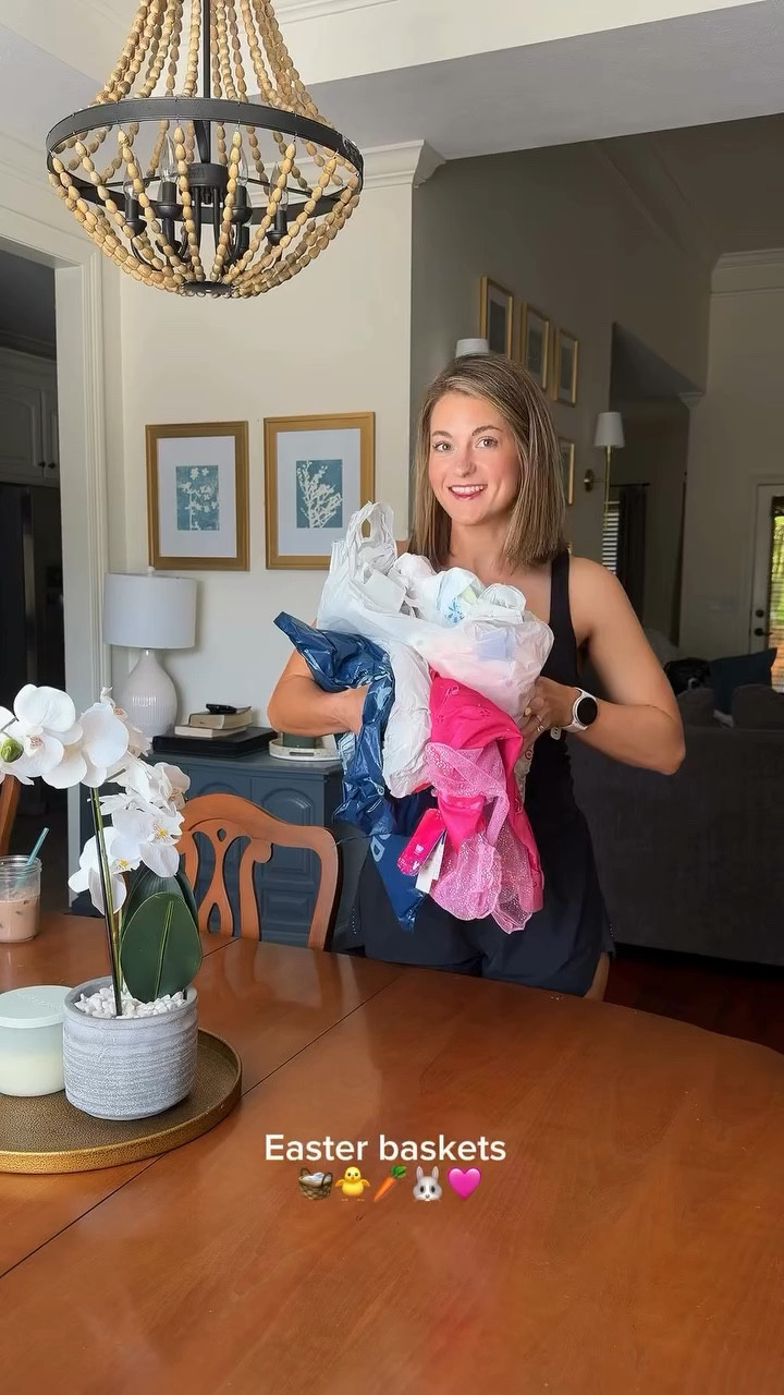 Why are Easter baskets so fun?!? 🥹 #easterbaskets #girlmom #easter