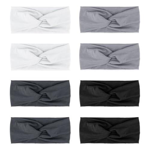 DRESHOW Headbands for Women Girls Vintage Headband Knotted Headwraps Criss Cross Hair Bands Accessories | Amazon (US)