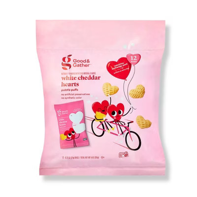 Valentine's Heart Snack Puffs - 9oz - Good & Gather™ | Target