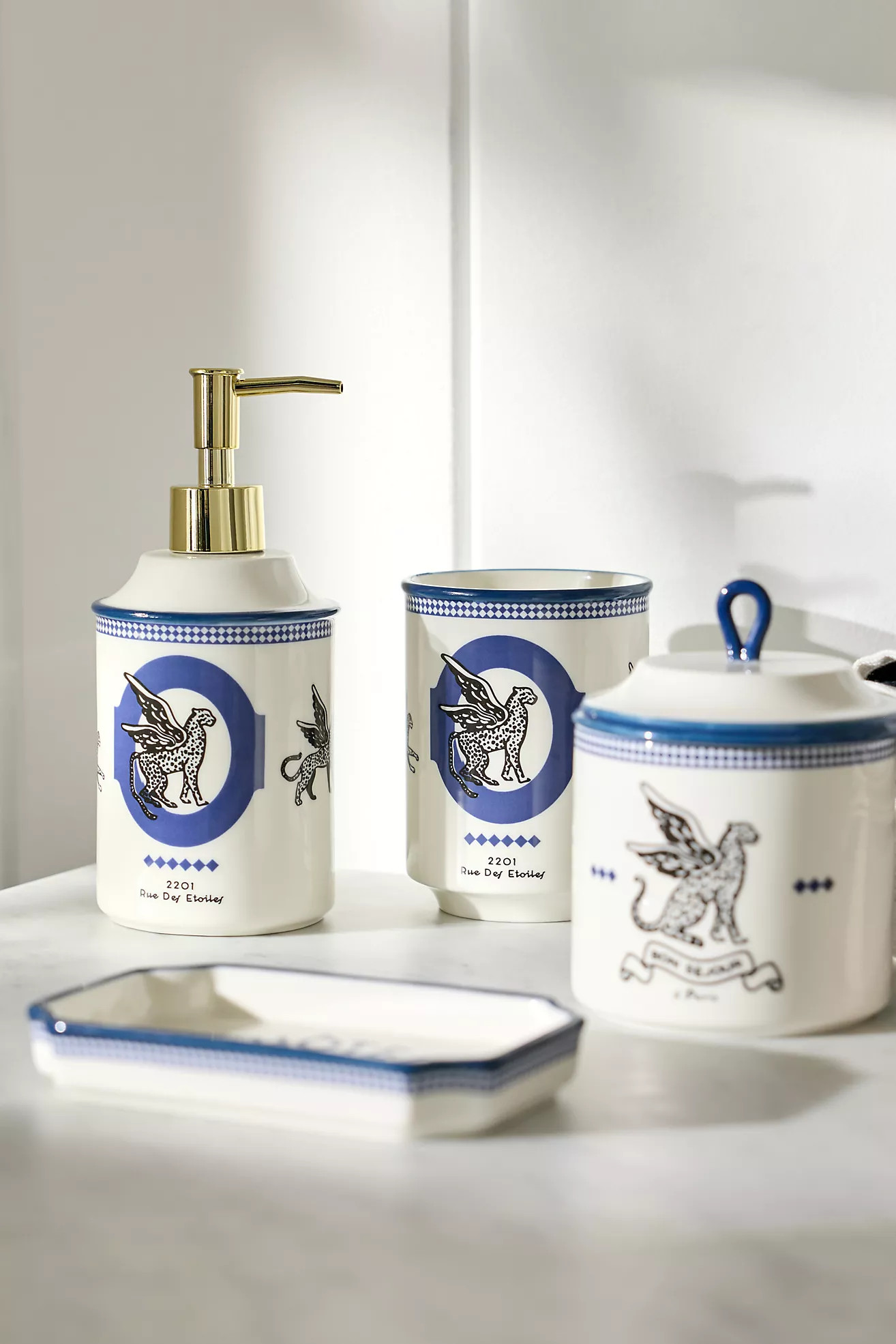 Hotel Ceramic Soap Pump | Anthropologie (US)
