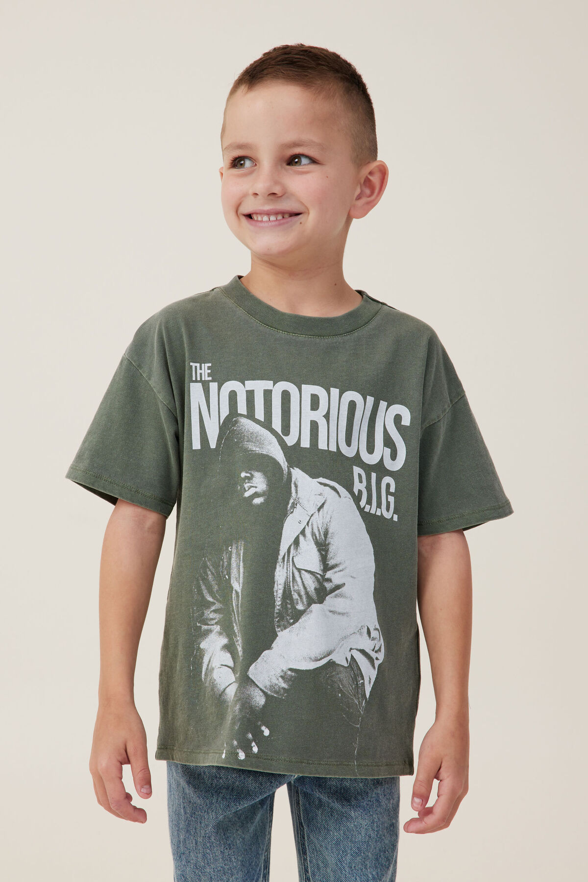 License Drop Shoulder Short Sleeve Tee | Cotton On (US)