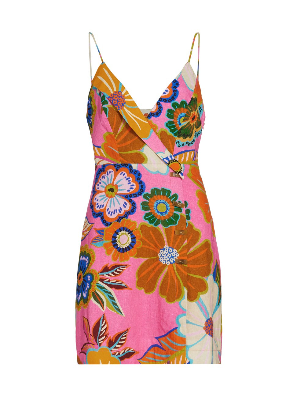 Women's Sleeveless Full Garden Minidress - Full Garden Pink - Size Large | Saks Fifth Avenue
