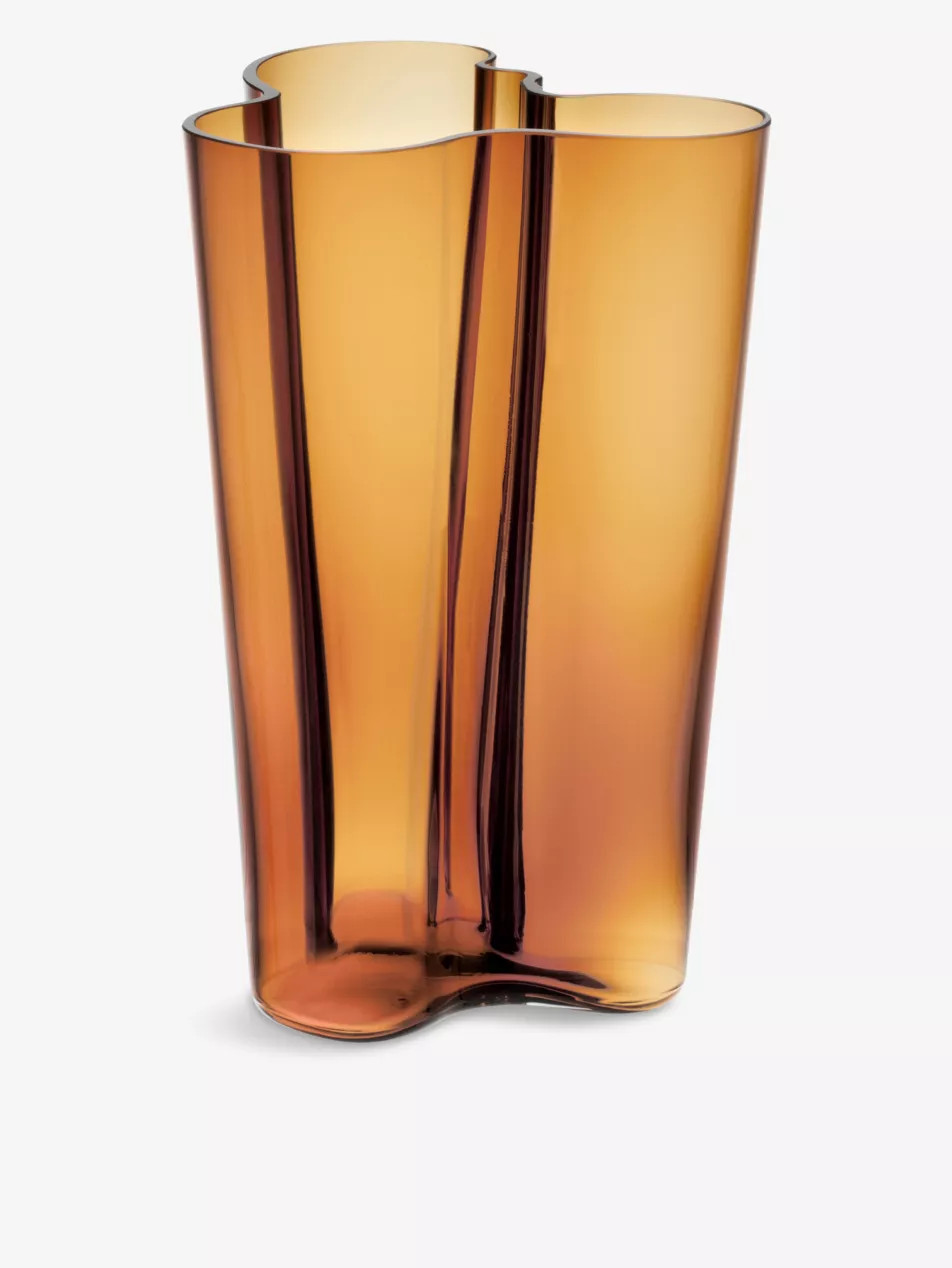 Aalto glass vase 25.1cm | Selfridges