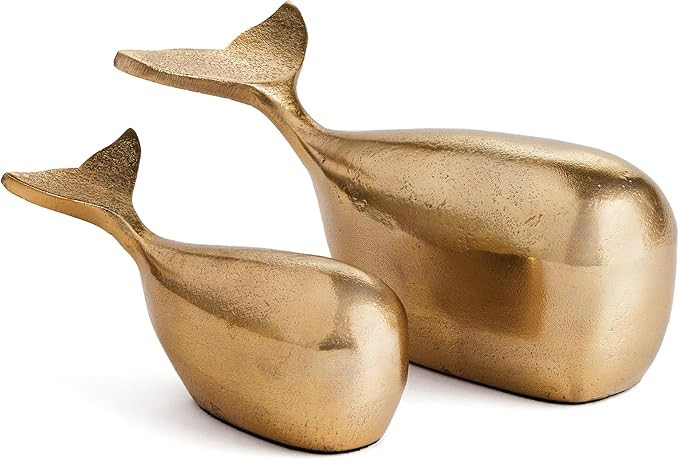 Napa Home & Garden Moby Sculptures, Set of 2 Gold | Amazon (US)