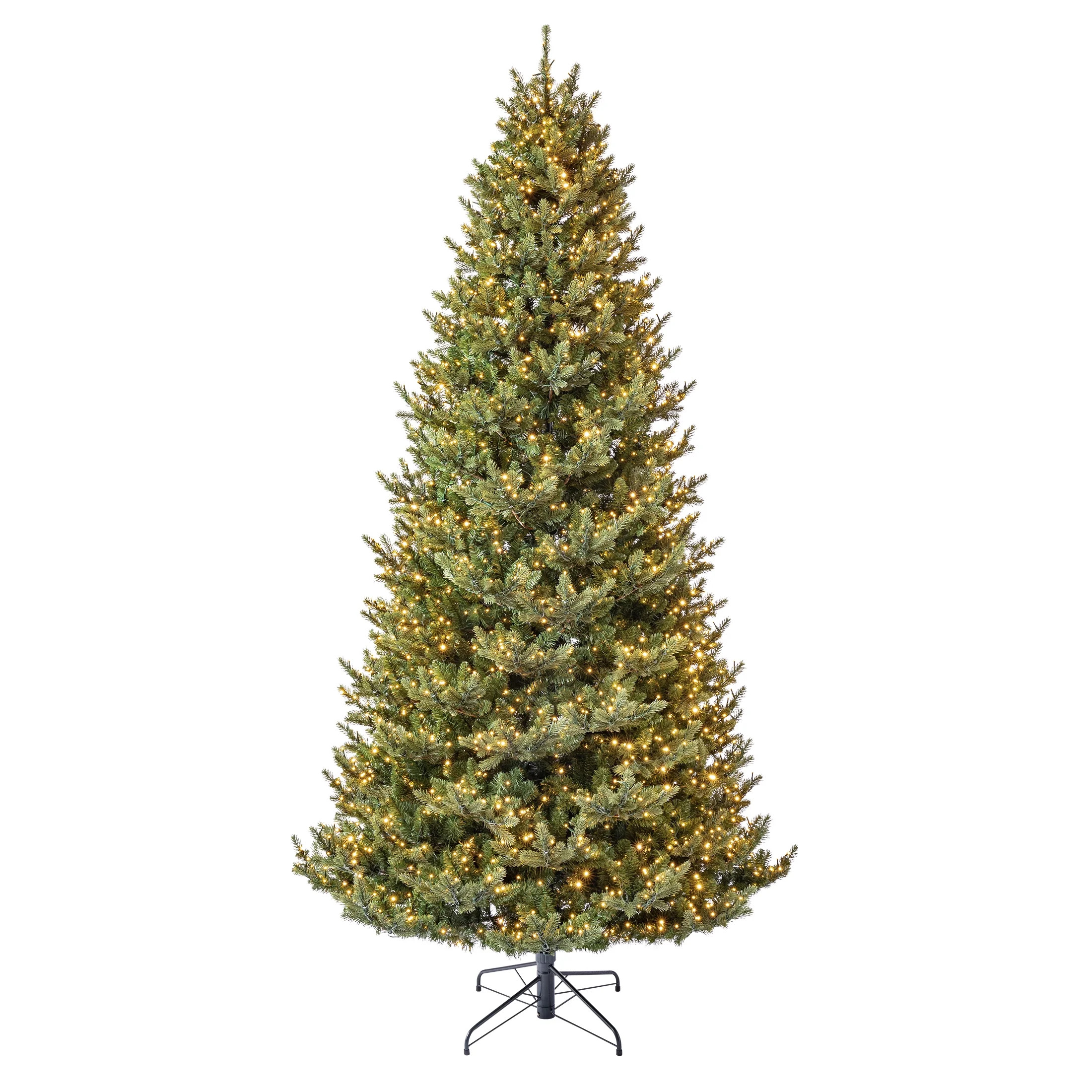 My Texas House 9FT Grand Spruce Prelit Green Artificial Christmas Tree with LumaDazzle Color-Chan... | Walmart (US)