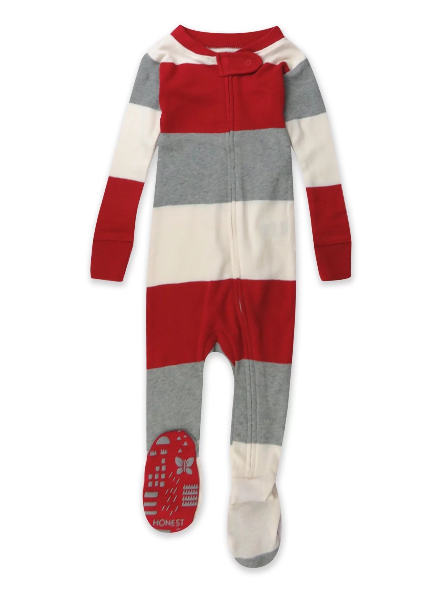 Honest Baby Clothing Baby Boy or Girl Gender Neutral Organic Cotton Snug Fit Footed Sleeper Chris... | Walmart (US)