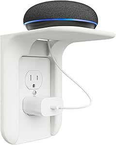 WALI Outlet Shelf Wall Holder,Bathroom Wall Shelf up to 10lbs Standard Vertical Duplex Wall Shelf... | Amazon (US)