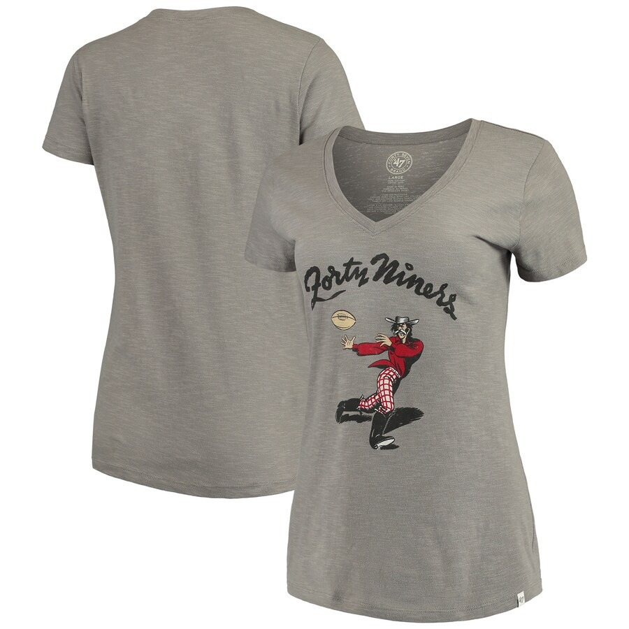 San Francisco 49ers '47 Women's Miner Flanker T-Shirt - Gray | Fanatics.com