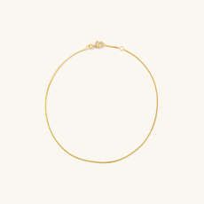 Baby Curb Chain Anklet - £148 | Mejuri (Global)