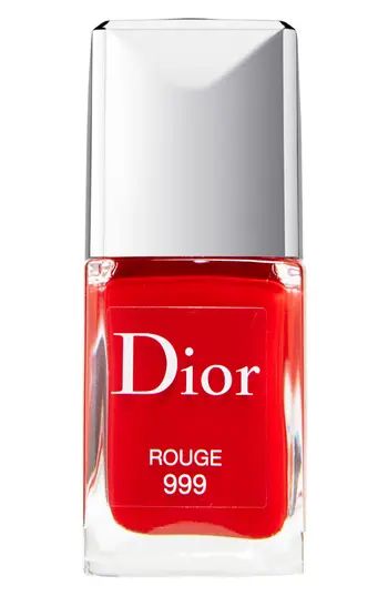Dior Vernis Gel Shine & Long Wear Nail Lacquer - 999 Rouge 999 | Nordstrom