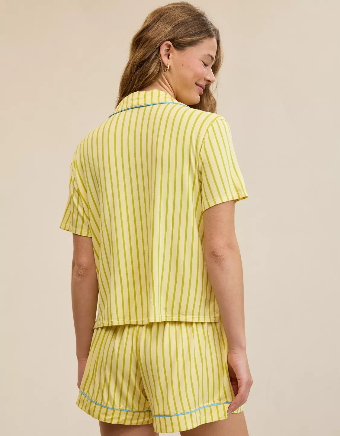 Aerie Real Soft® Short Sleeve Pajama Shirt | Aerie