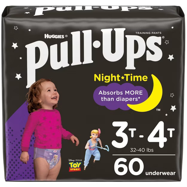 Pull-Ups Girls' Night-Time Training Pants Super Pack - (Select Size and Count) | Target