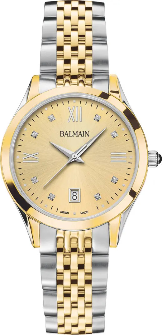 Classic R Diamond Bracelet Watch, 34mm | Nordstrom