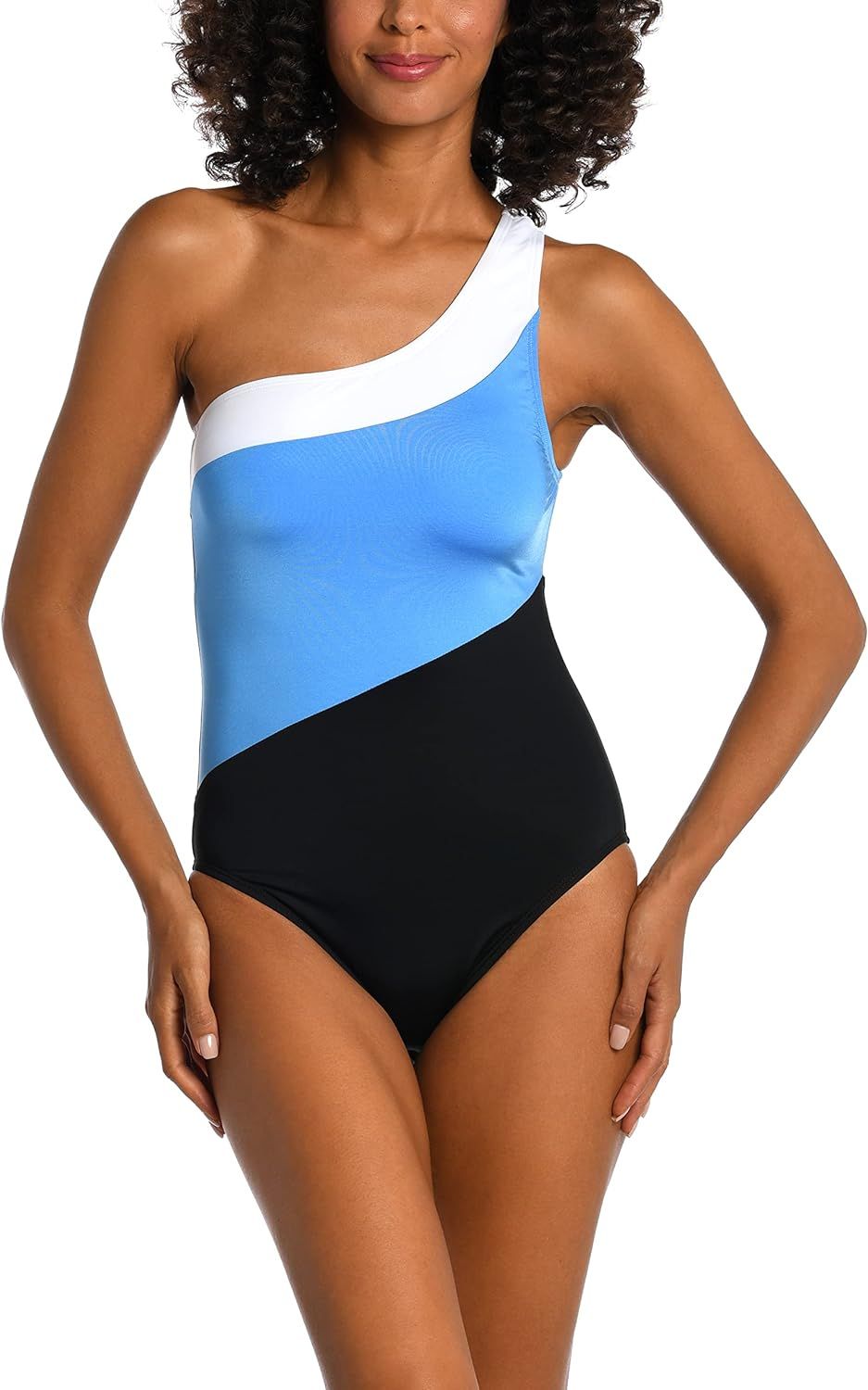 AMAVI Women's One Shoulder One Piece Swimsuit | Amazon (US)