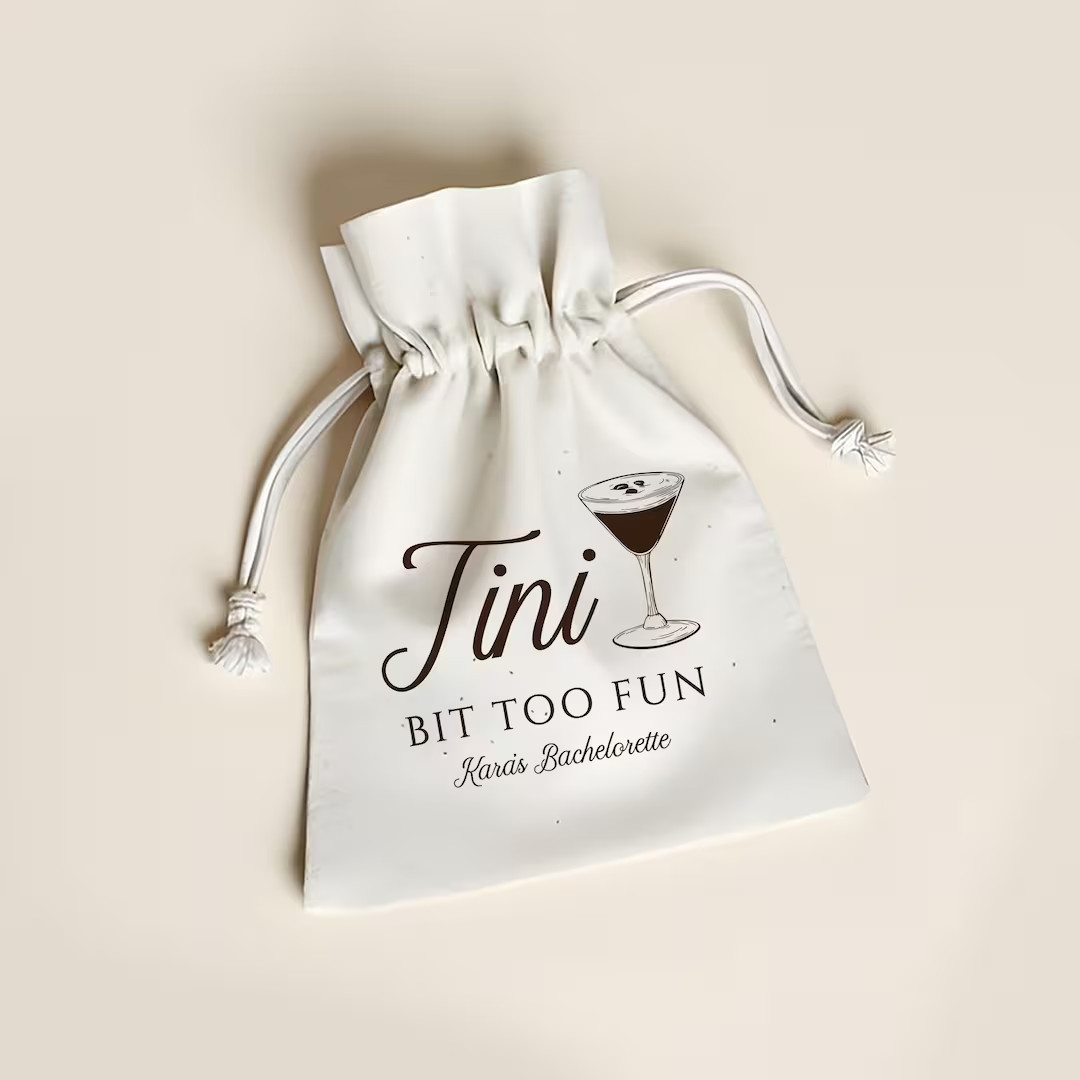 Custom Hangover Kit – Tini Bit Tipsy, Espresso Martini Gifts, Bachelorette Hangover Bag, Bachel... | Etsy (US)