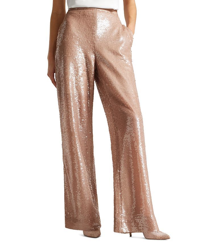 Ted Baker Milleit Sequined Wide Leg Pants Back to Results -  Women - Bloomingdale's | Bloomingdale's (US)