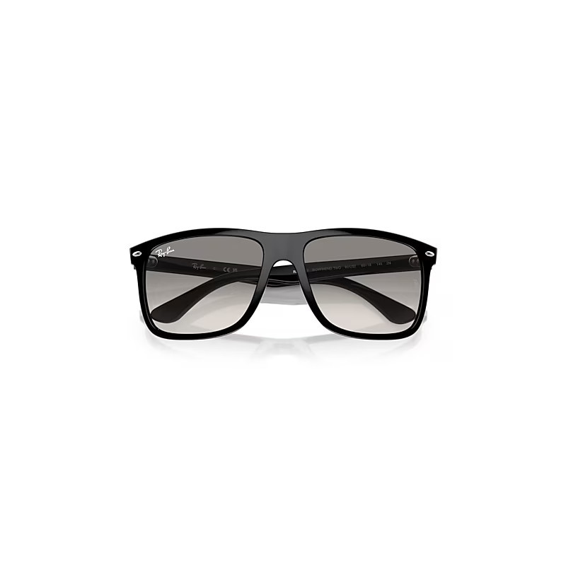 Ray-Ban Boyfriend Two Sunglasses Black Frame Grey Lenses 60-18 | Ray-Ban (US)