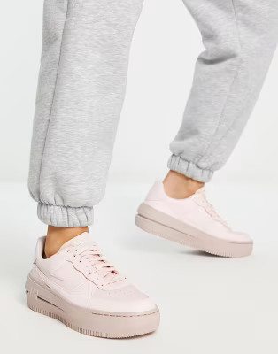 Nike AF1 Platform sneakers in pink | ASOS (Global)