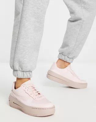 Nike AF1 Platform sneakers in pink | ASOS (Global)