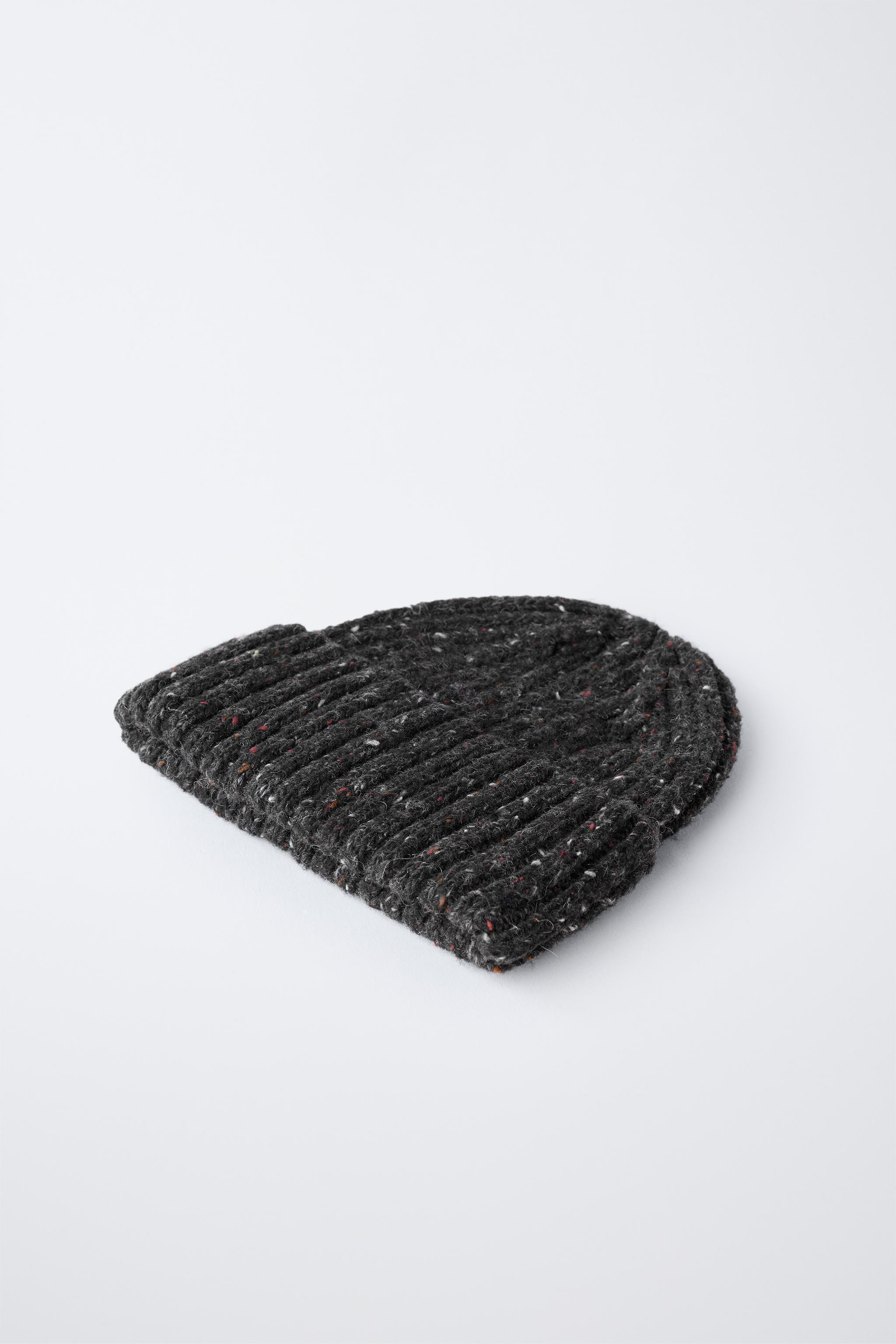 3-14 YEARS / BUTTON-KNIT HAT WITH WOOL | Zara Canada