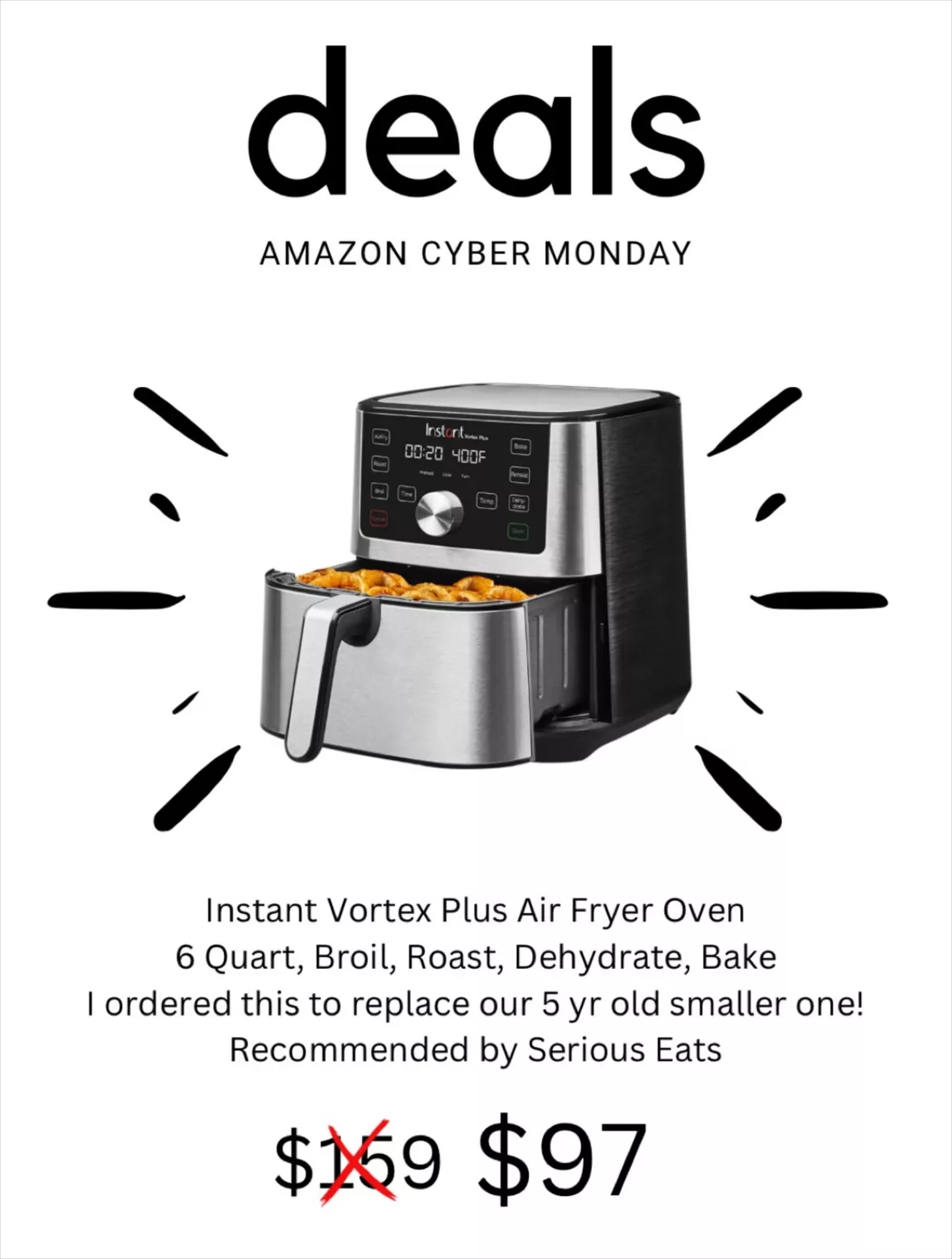 Instant Pot Vortex Pro Air Fryer, … curated on LTK