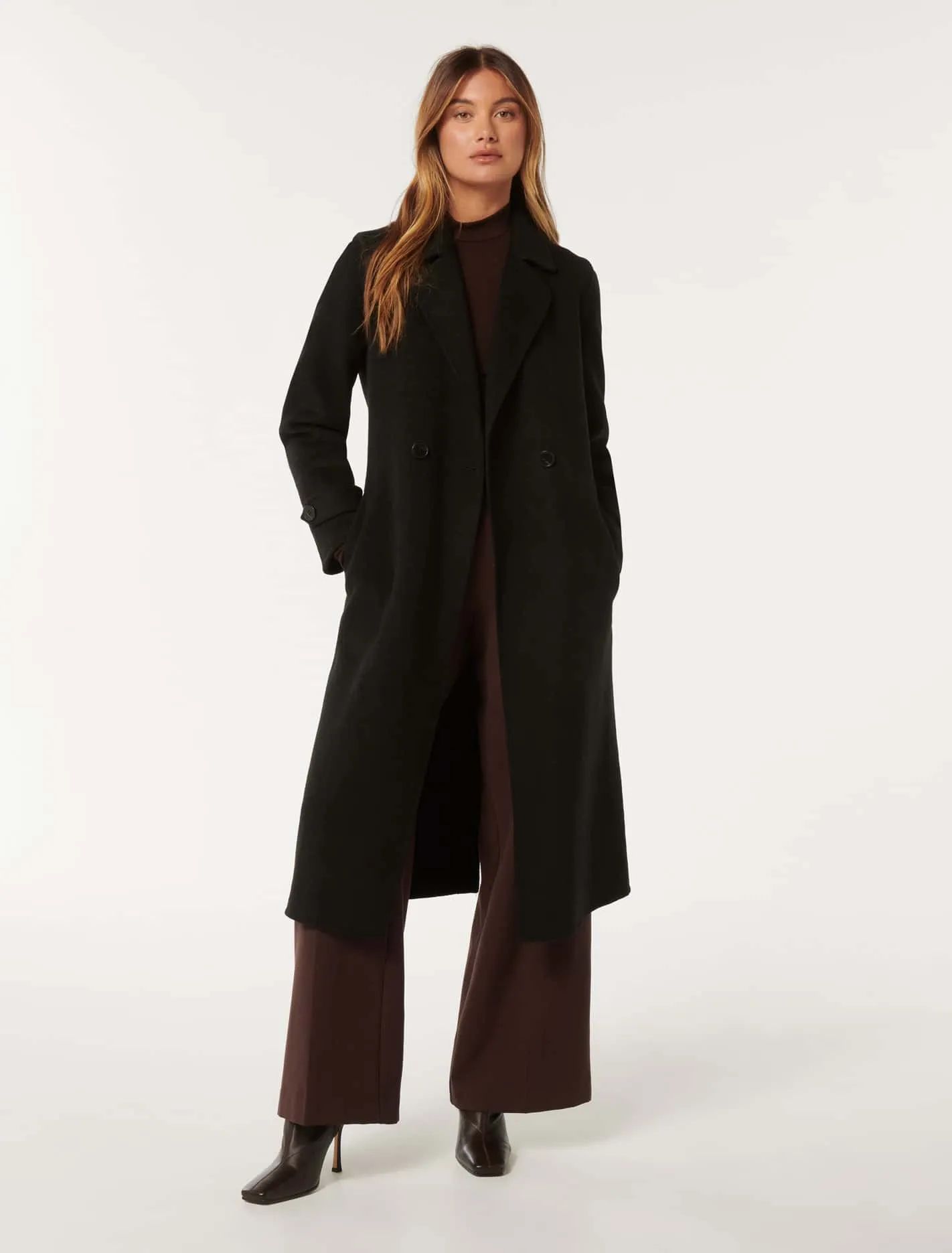 Carter Felled Seam Coat | Forever New (AU)