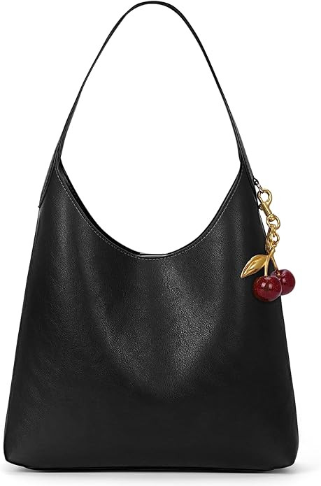 Faux Suede Hobo Bags Vegan Leather Shoulder Bag Tote for Women Medium Slouchy Designer Handbags P... | Amazon (US)
