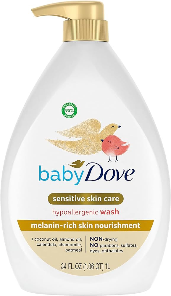 Baby Dove Sensitive Baby Wash Melanin-rich Skin Nourishment For Baby Bath Time Tear-Free and Hypo... | Amazon (US)