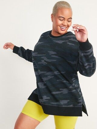 Oversized Vintage Tunic Sweatshirt for Women | Old Navy (US)