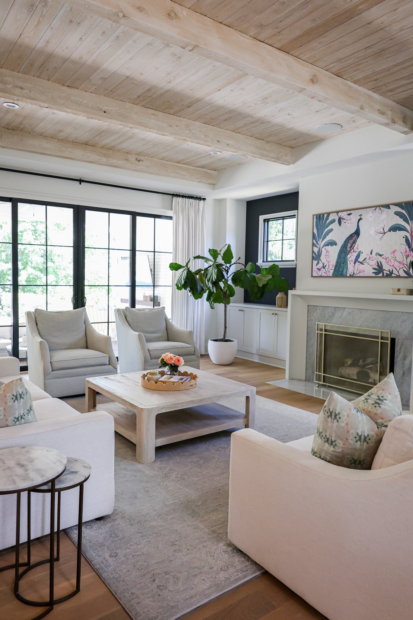 Living room refresh ✨ Swipe to see the “before” from a few years ago ➡️

While I was hesitant to give up our soft ottoman, I finally found the coffee table I was envisioning and I think it fits the space perfectly! Plus, we can store some of the kids toy bins underneath 🙌🏻 It also comes in rectangular & round versions, linked what I could here!

#LTKHome