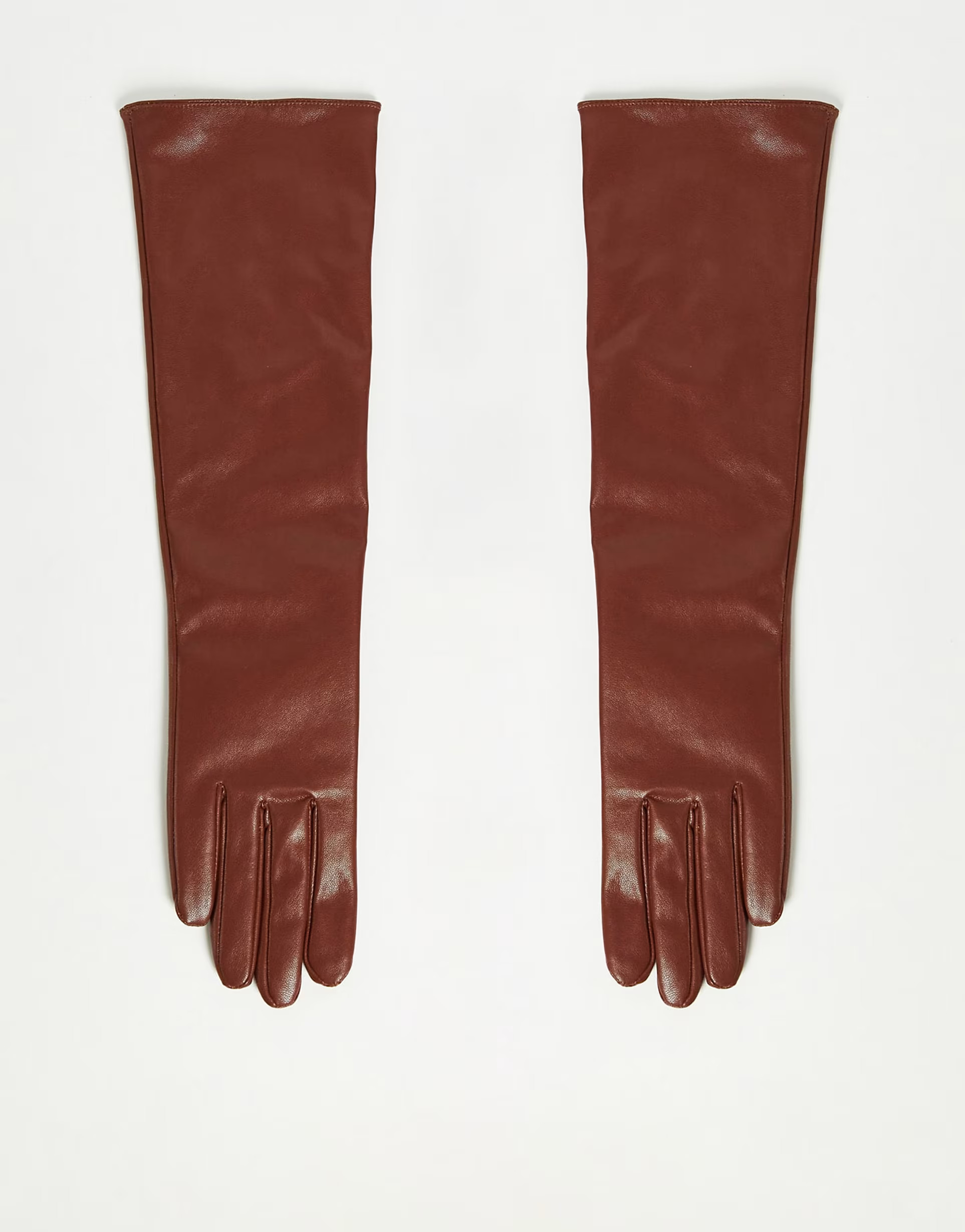 ASOS DESIGN long gloves in brown | ASOS (Global)