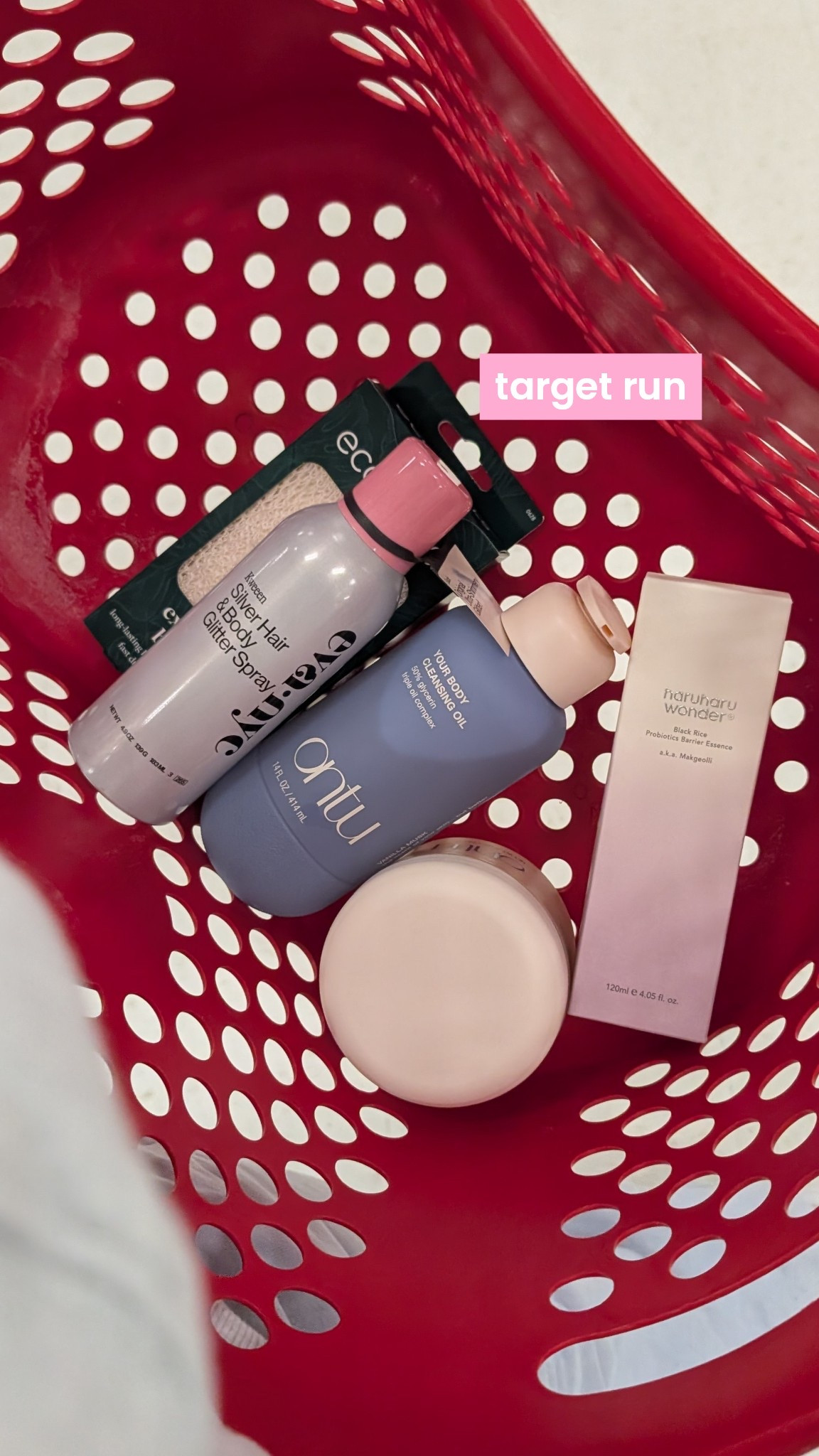 eva nyc silver glitter spray
Ontu cleansing oil 
Ontu body butter
Eco tools bath net
Haruharu wonder black rice essence

#LTKBeauty