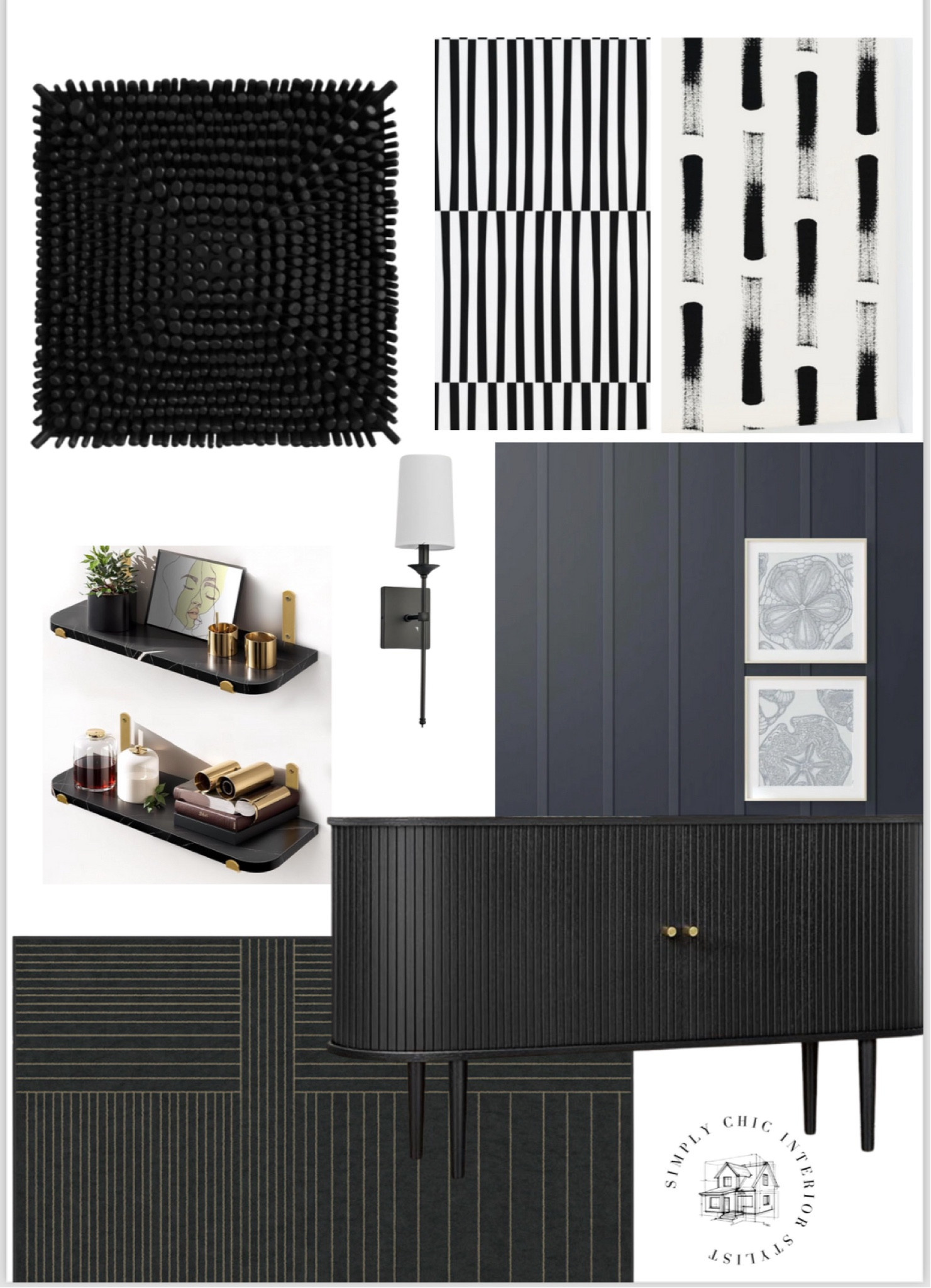 Moody Black and white office. 

#LTKFamily #LTKHome