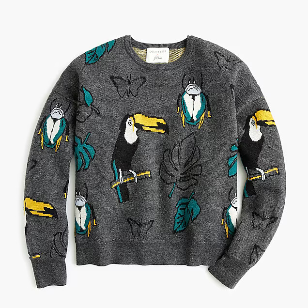 Demylee™ X J.Crew toucan pullover sweater | J. Crew US