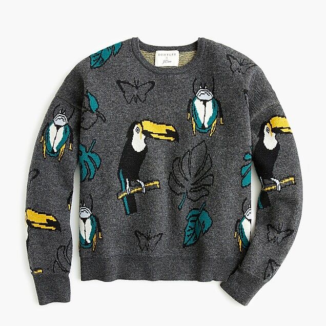 Demylee™ X J.Crew toucan pullover sweater | J.Crew US