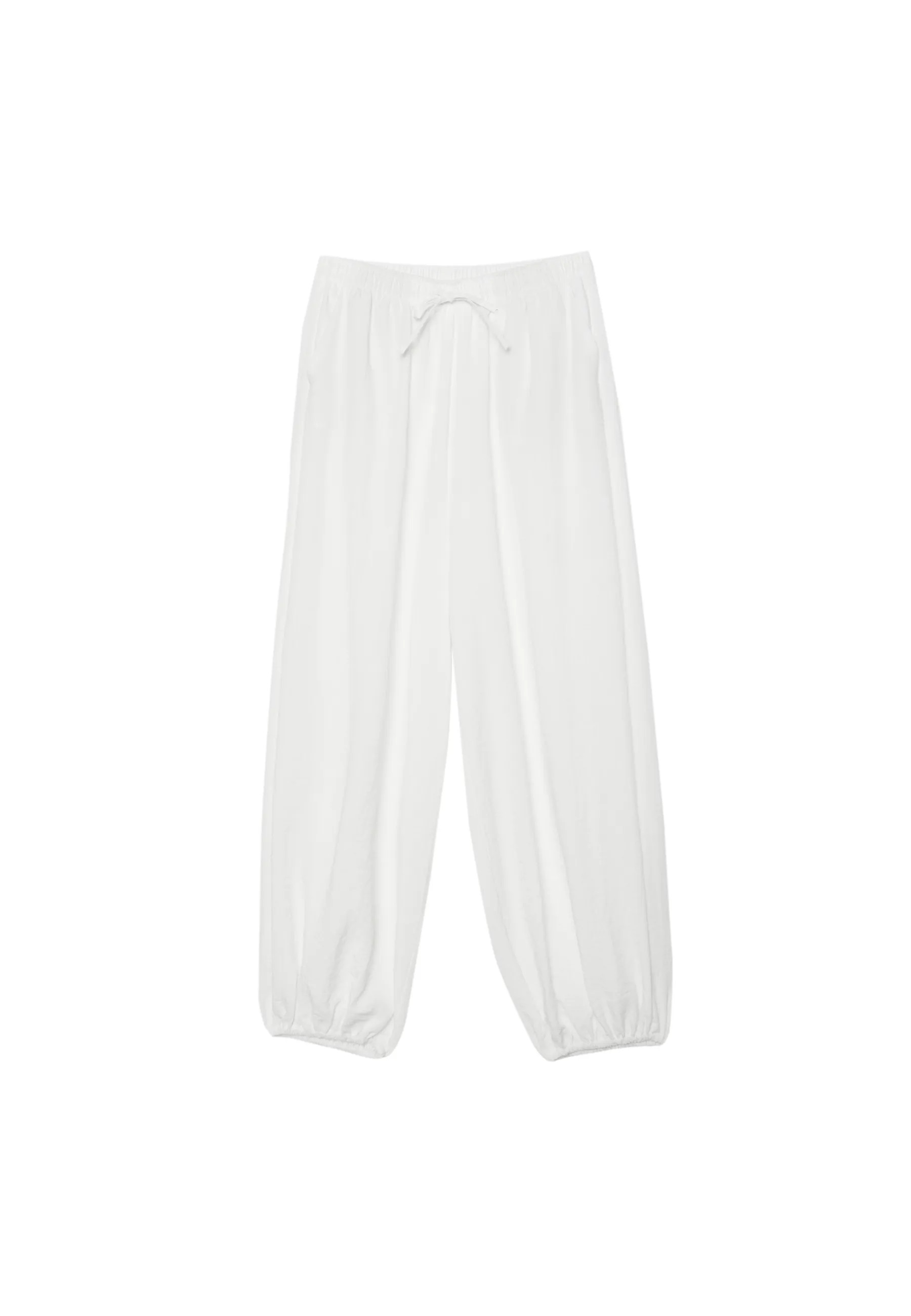 Flowy sarouel trousers - Women's fashion | Stradivarius United Kingdom | Stradivarius (UK)