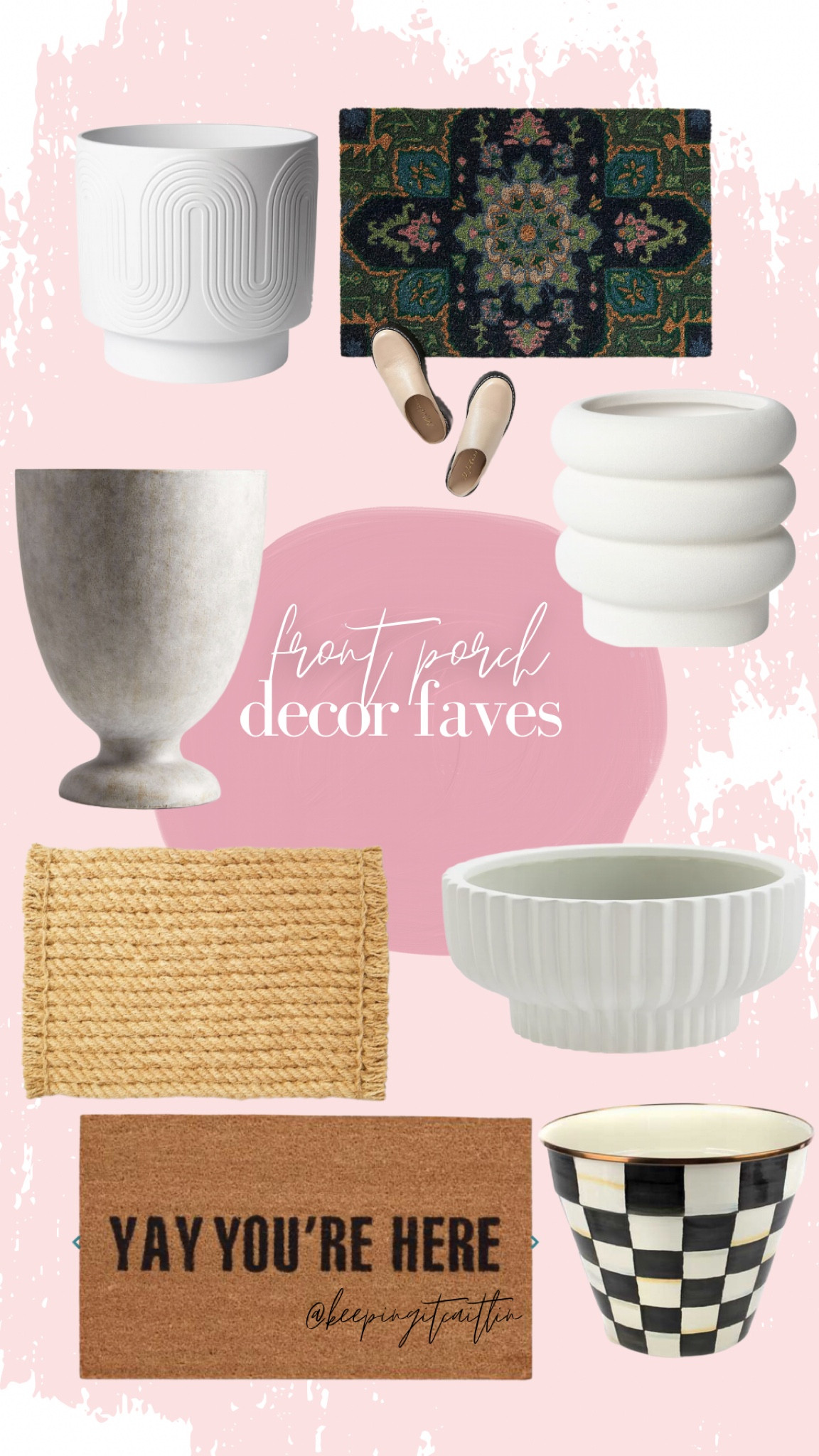 Spring front porch decor 

#LTKhome #LTKSeasonal #LTKunder50