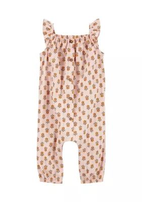 Carter's® Baby Girls Jersey Print Jumpsuit | Belk
