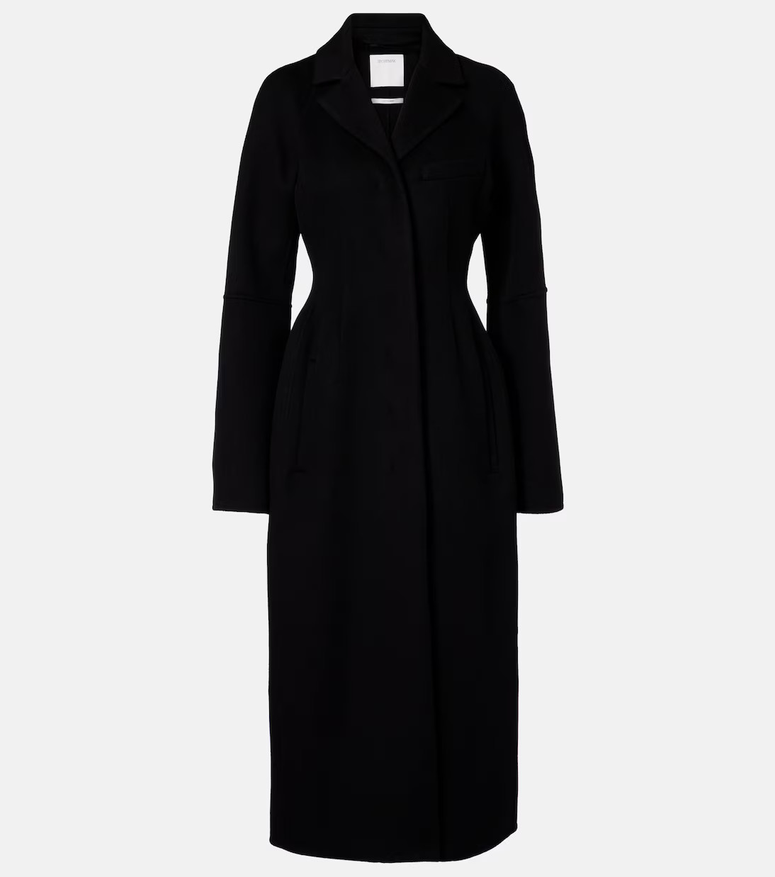 Peplum virgin wool coat | Mytheresa (UK)