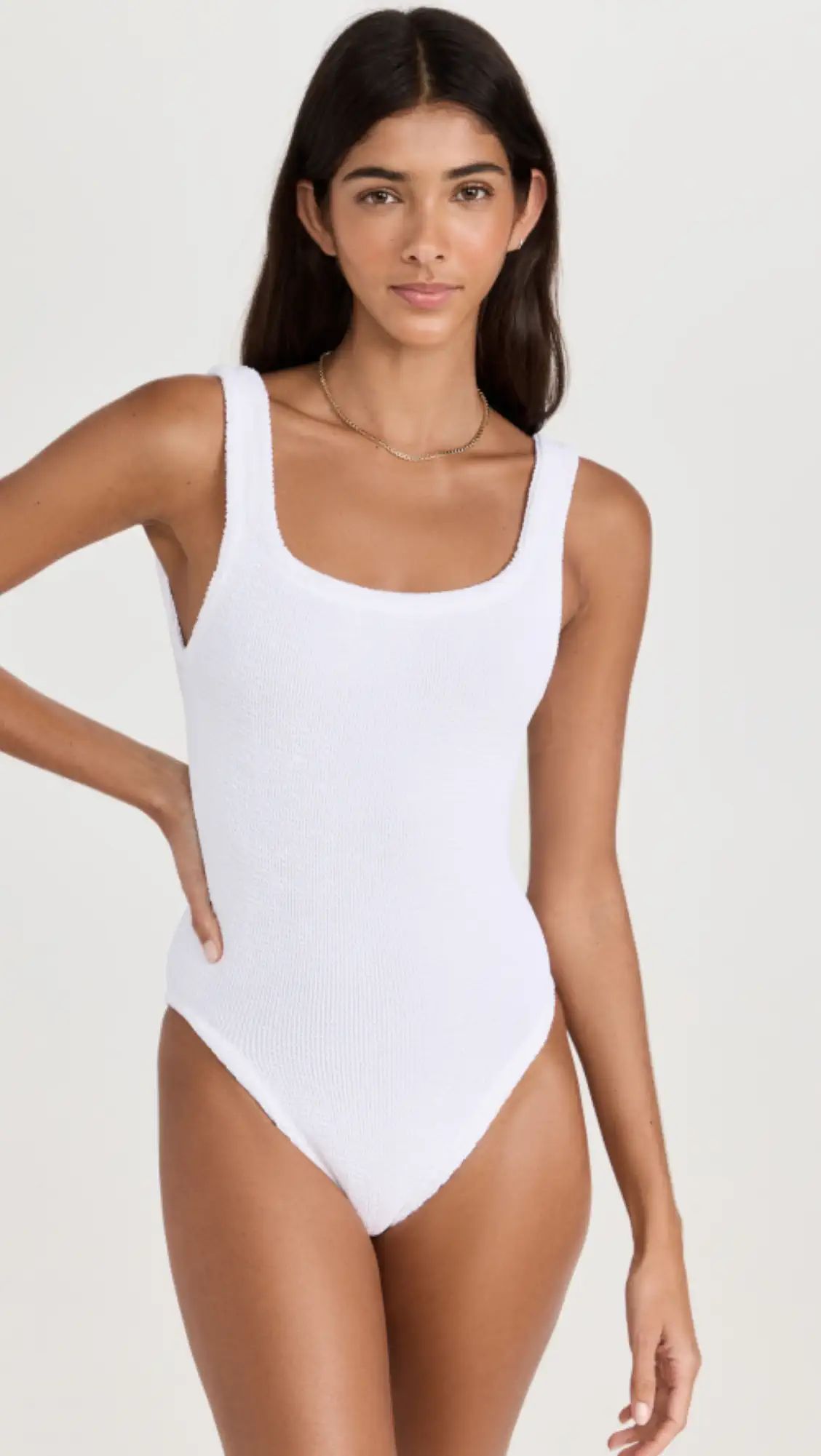 Square Neck One Piece | Shopbop